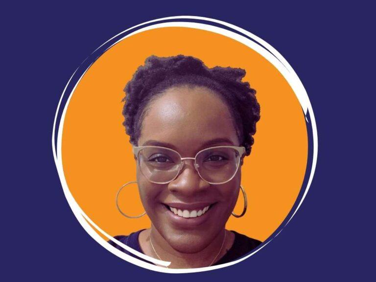 A headshot of Aliyah , the host of voices podcast